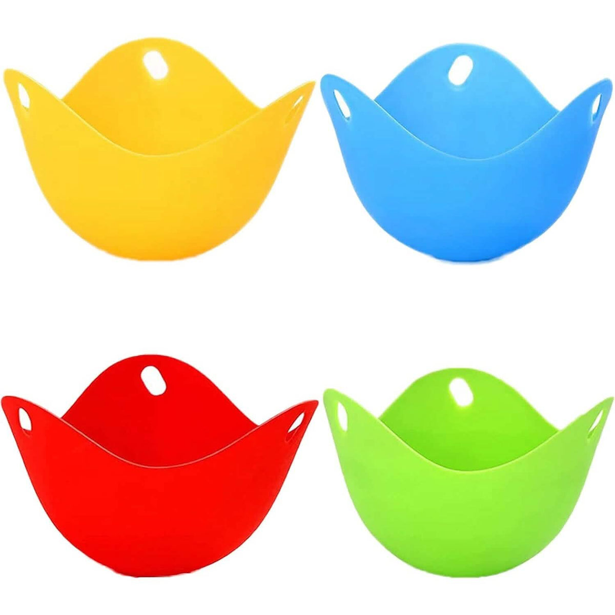 4-Pack: Silicone Egg Cooker