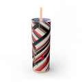Skinny Tumbler with Straw – 20 oz Stainless Steel Cup