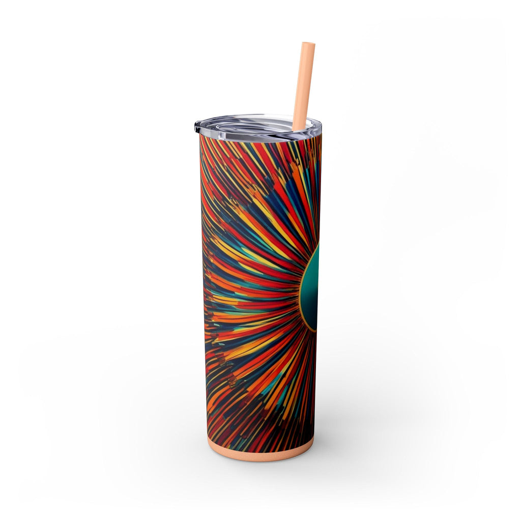 Skinny Tumbler with Straw – 20 oz Stainless Steel Cup