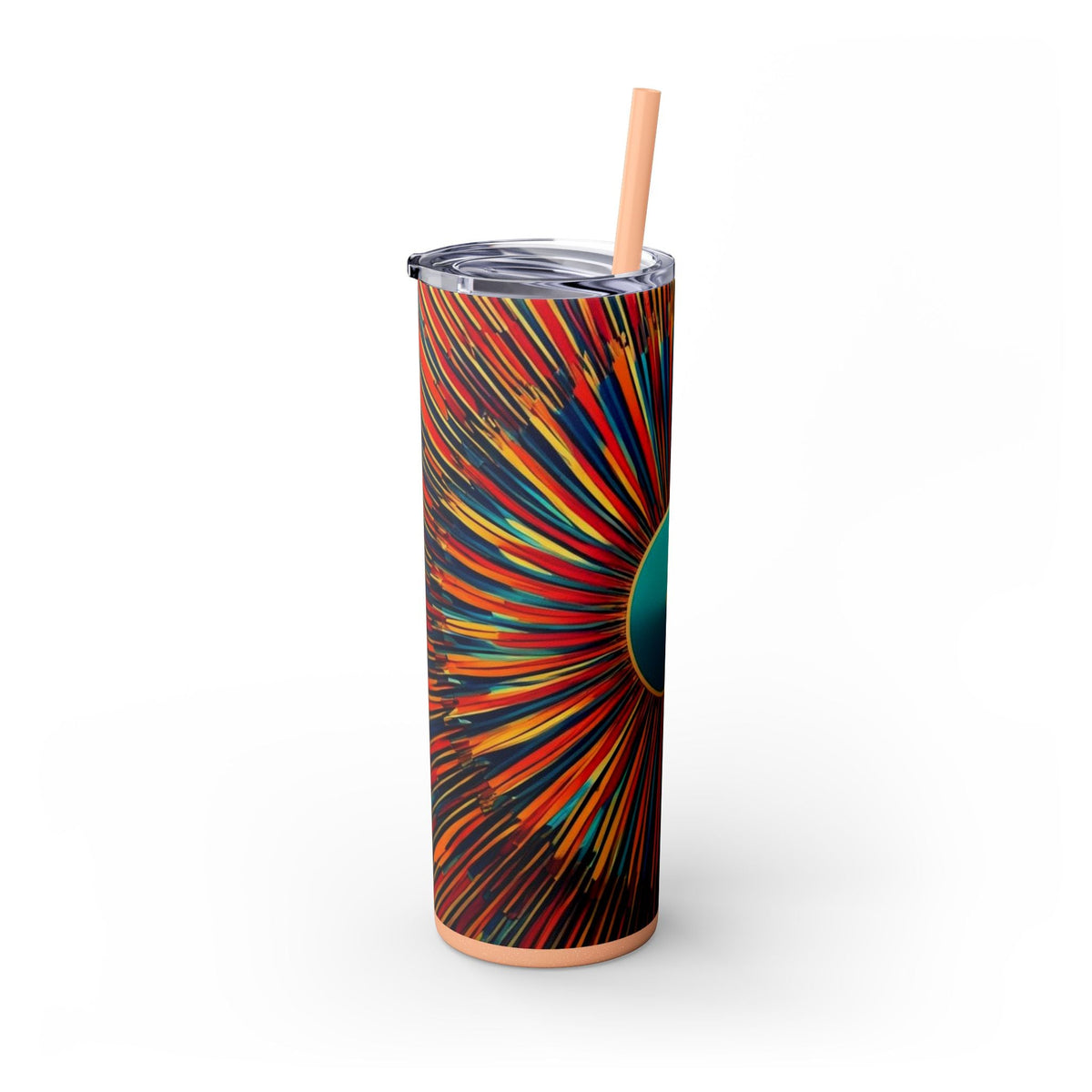 Skinny Tumbler with Straw – 20 oz Stainless Steel Cup
