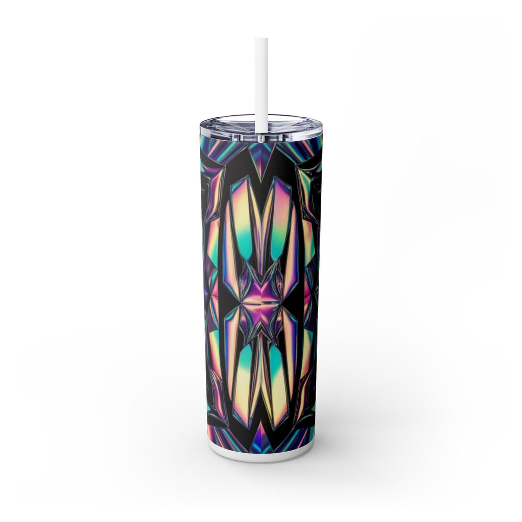 Skinny Tumbler with Straw – 20 oz Stainless Steel Cup