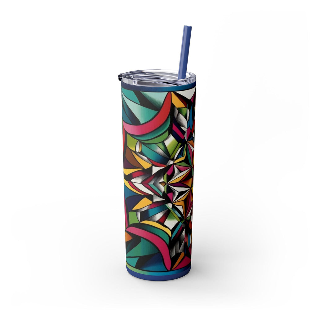 Skinny Tumbler with Straw – 20 oz Stainless Steel Cup
