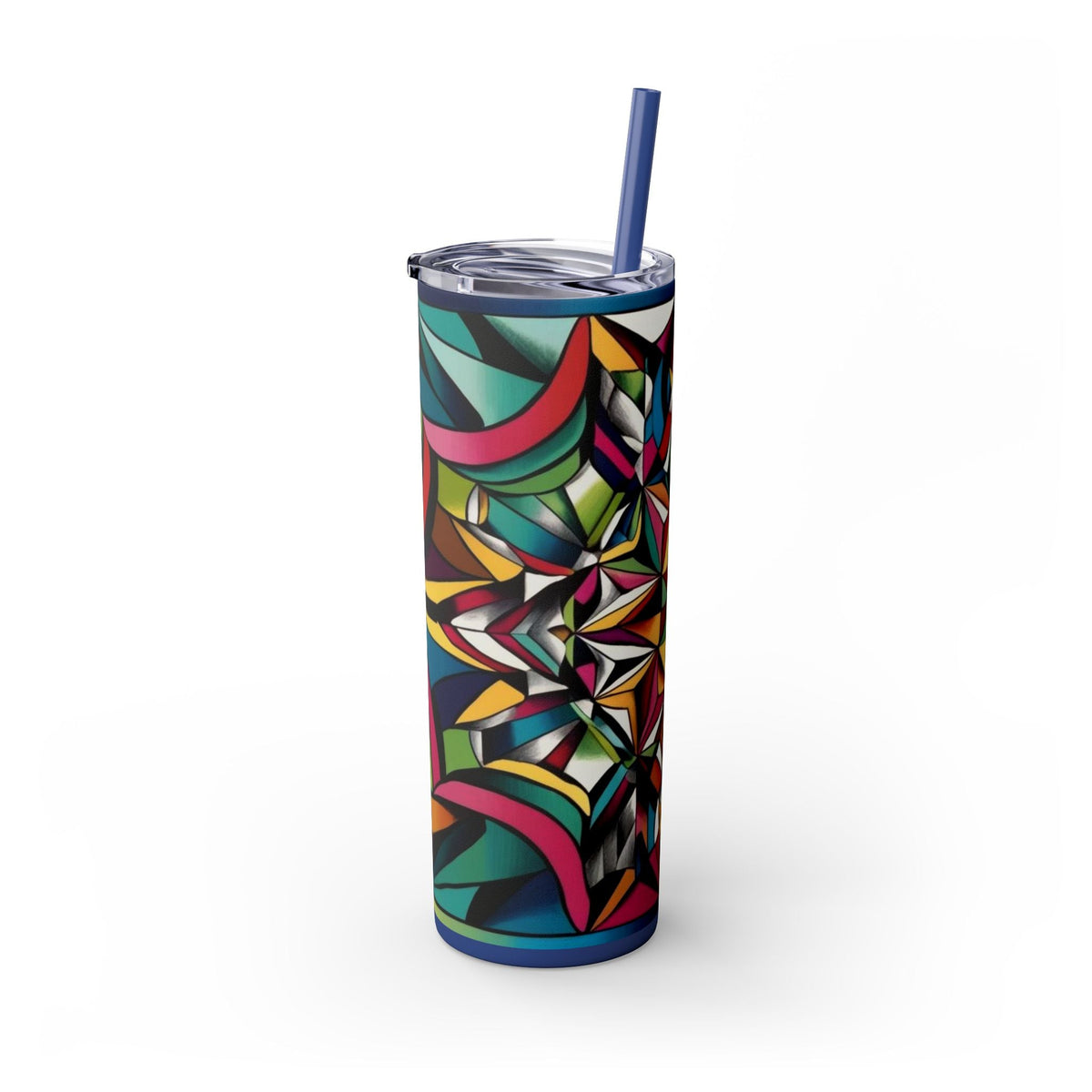 Skinny Tumbler with Straw – 20 oz Stainless Steel Cup