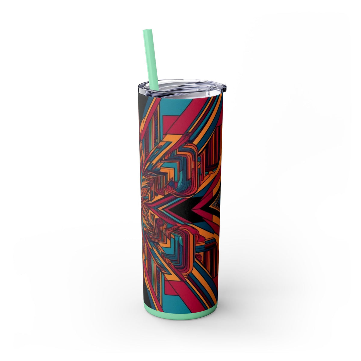 Skinny Tumbler with Straw – 20 oz Stainless Steel Cup