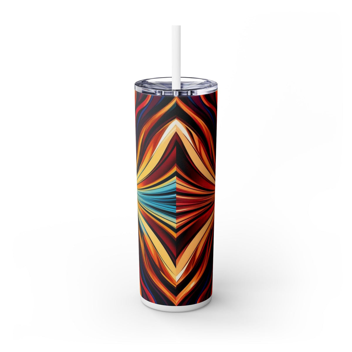 Skinny Tumbler with Straw – 20 oz Stainless Steel Cup