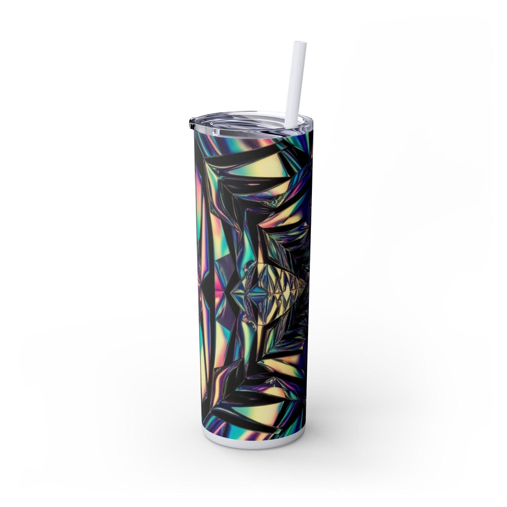 Skinny Tumbler with Straw – 20 oz Stainless Steel Cup