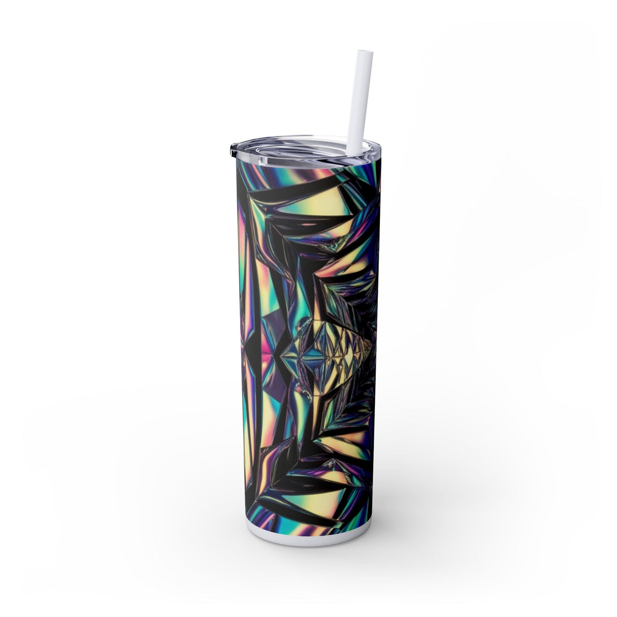 Skinny Tumbler with Straw – 20 oz Stainless Steel Cup