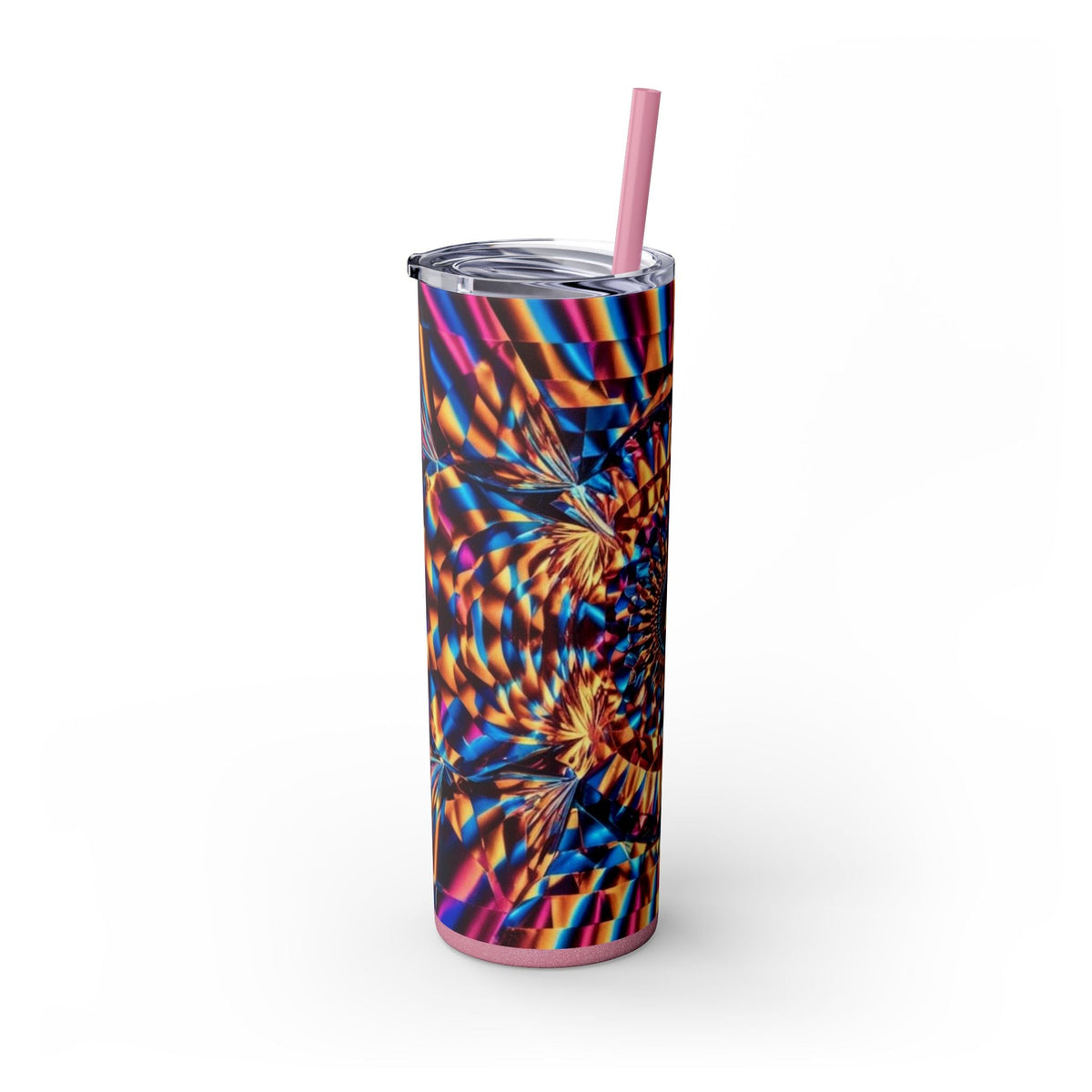 Skinny Tumbler with Straw – 20 oz Stainless Steel Cup