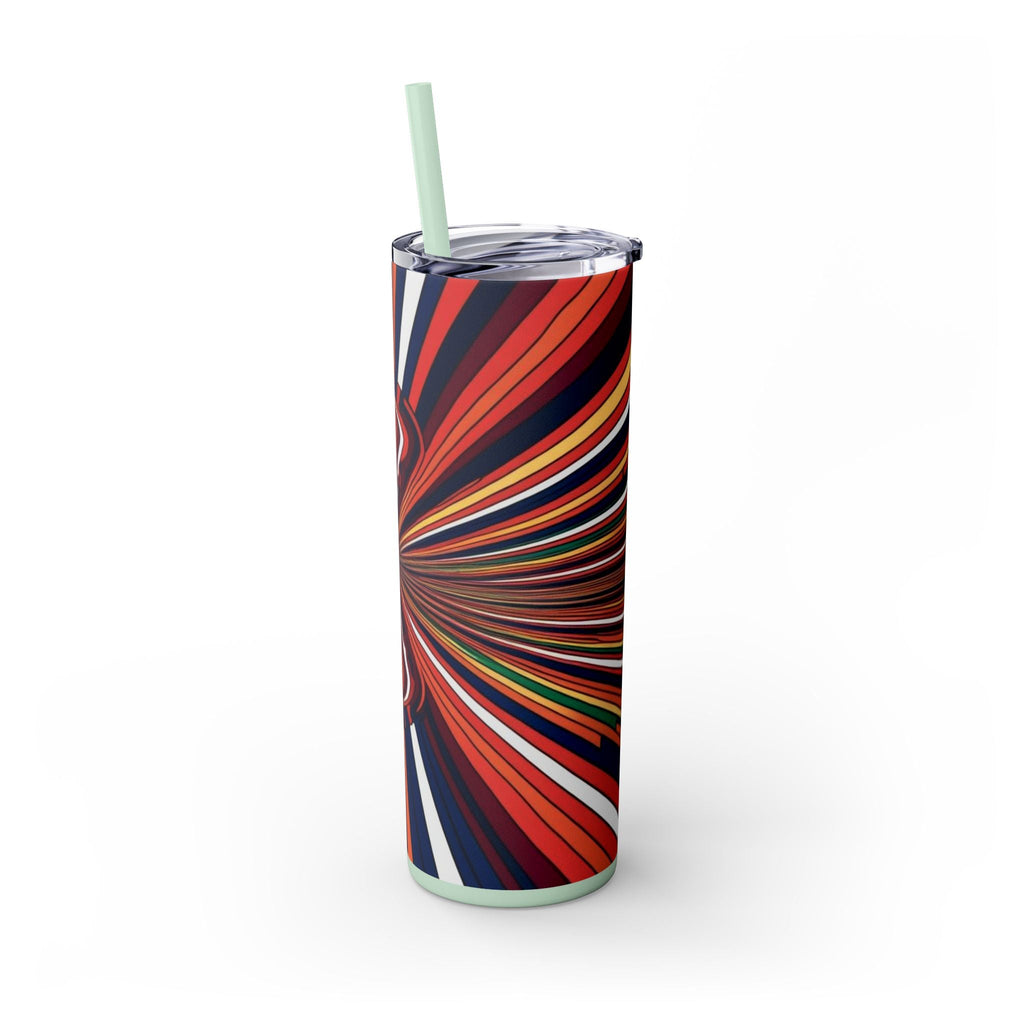 Skinny Tumbler with Straw – 20 oz Stainless Steel Cup