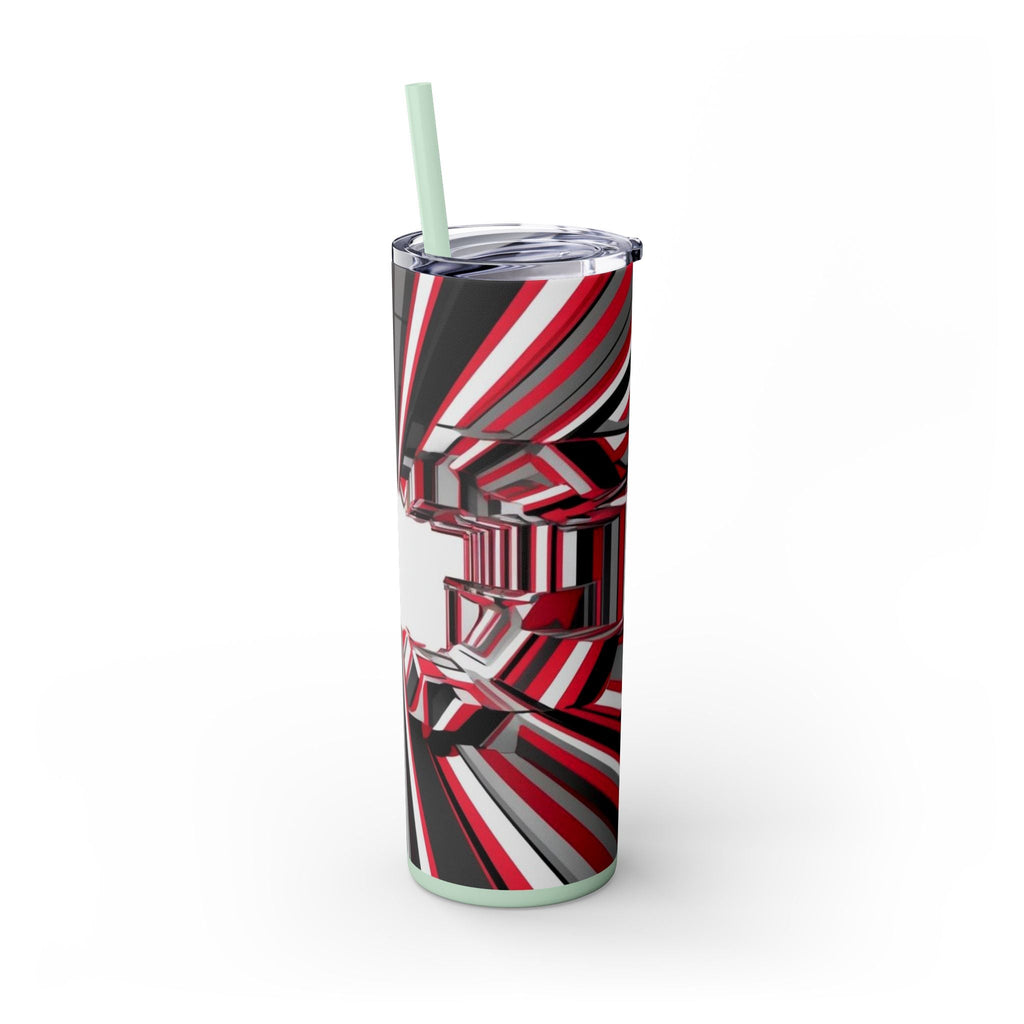 Skinny Tumbler with Straw – 20 oz Stainless Steel Cup