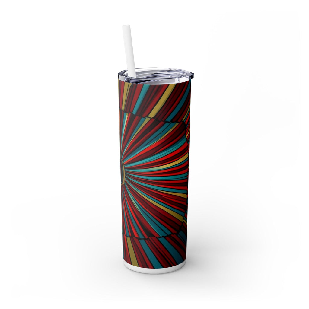 Skinny Tumbler with Straw – 20 oz Stainless Steel Cup