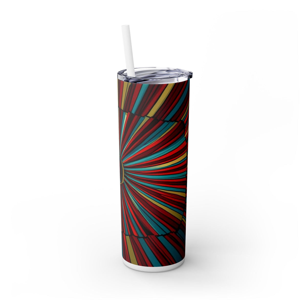 Skinny Tumbler with Straw – 20 oz Stainless Steel Cup