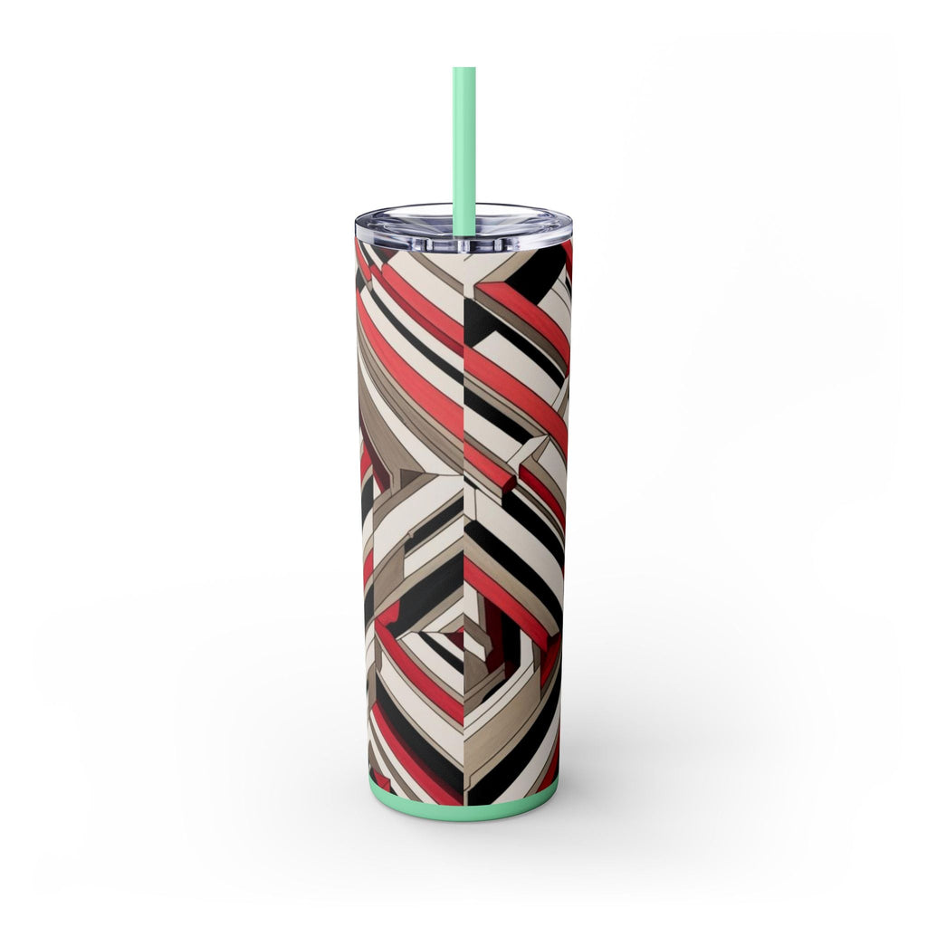 Skinny Tumbler with Straw – 20 oz Stainless Steel Cup