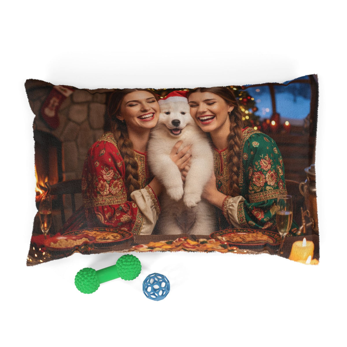 Russian Holiday Feast Pet Bed