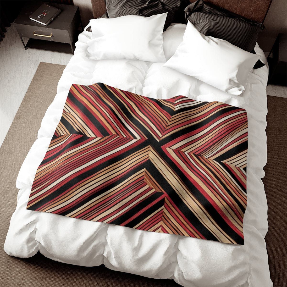 Sweatshirt Blanket – Plush Fleece Throw, 2 Size Options