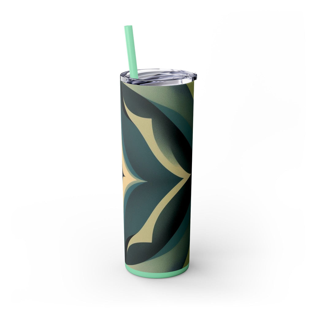 Skinny Tumbler with Straw – 20 oz Stainless Steel Cup