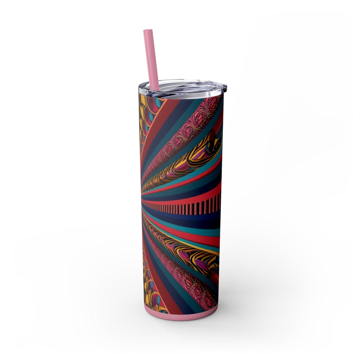 Skinny Tumbler with Straw – 20 oz Stainless Steel Cup