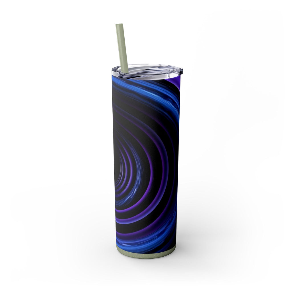 Skinny Tumbler with Straw – 20 oz Stainless Steel Cup