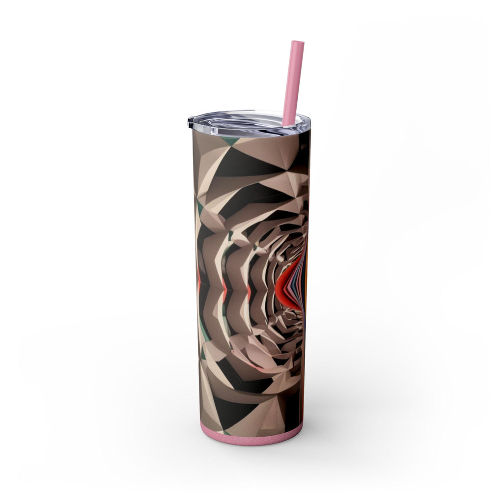 Skinny Tumbler with Straw – 20 oz Stainless Steel Cup
