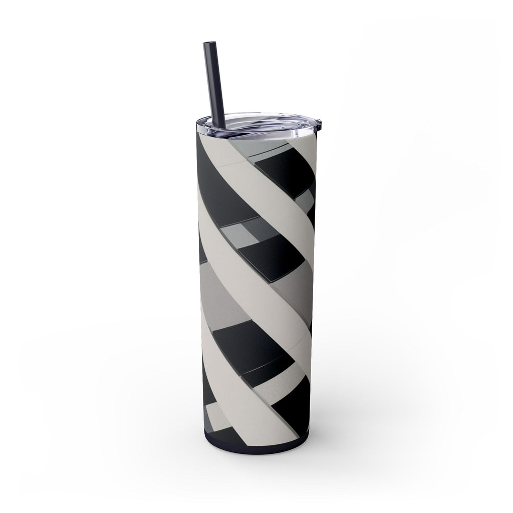 Skinny Tumbler with Straw – 20 oz Stainless Steel Cup