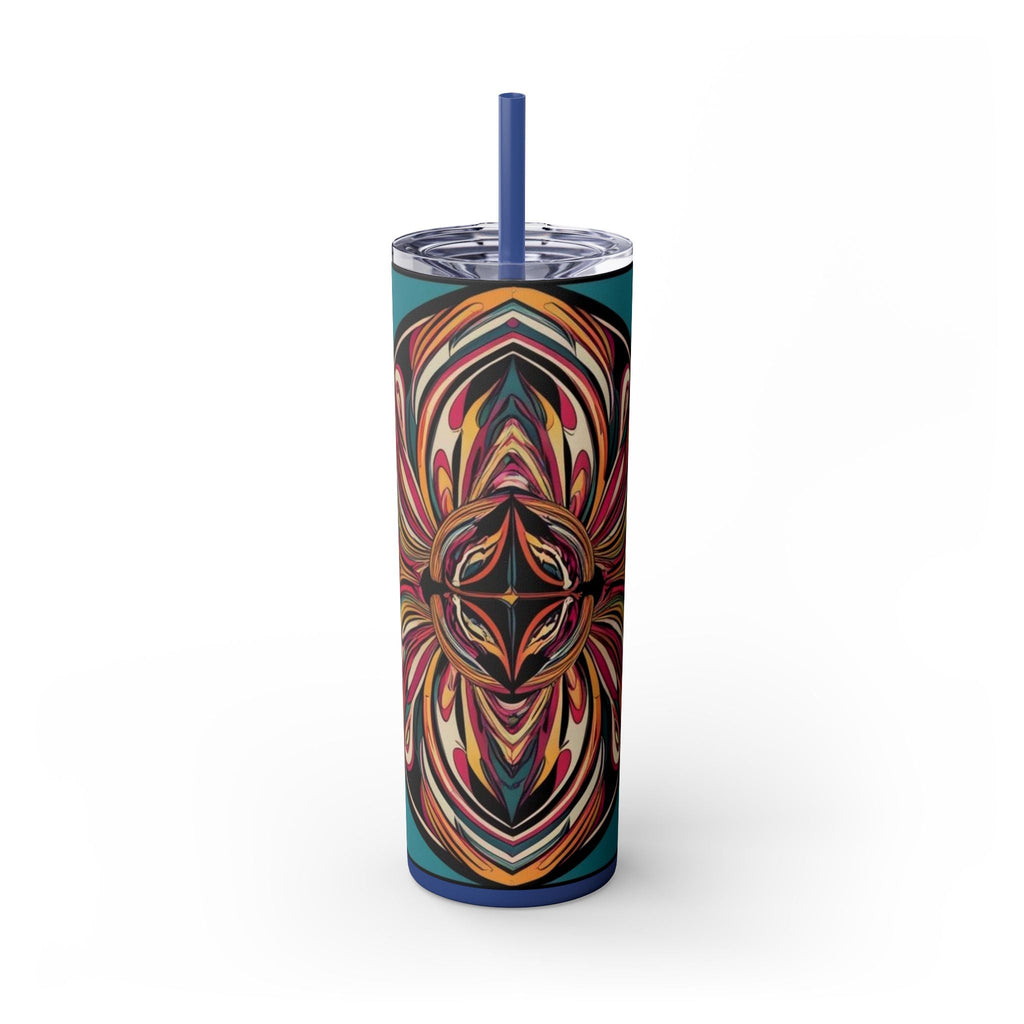 Skinny Tumbler with Straw – 20 oz Stainless Steel Cup