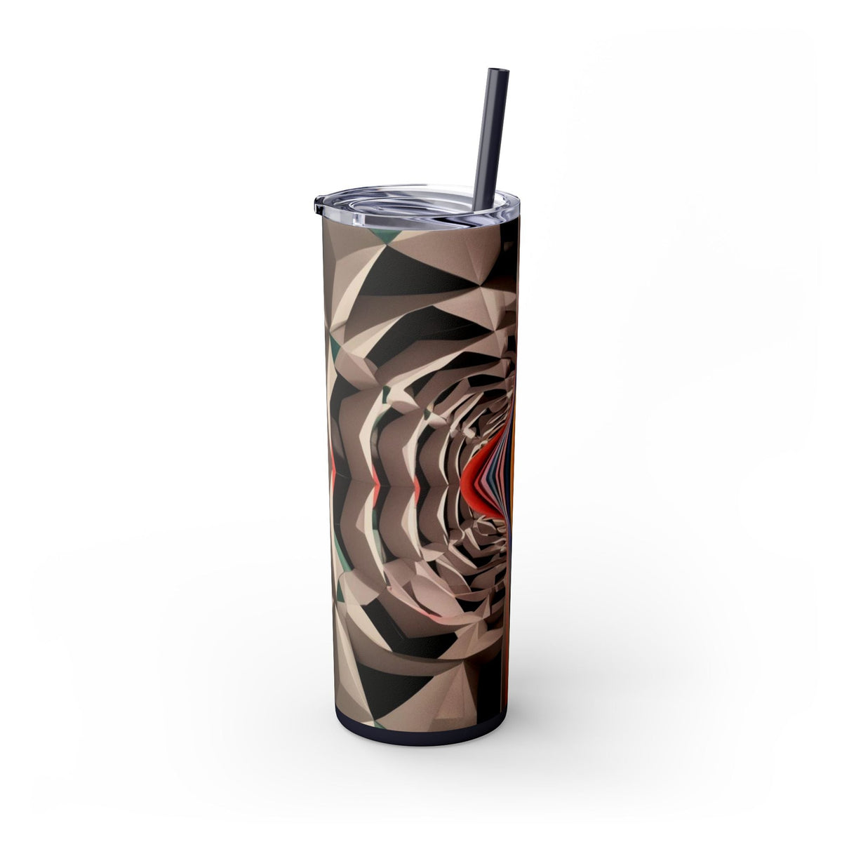 Skinny Tumbler with Straw – 20 oz Stainless Steel Cup