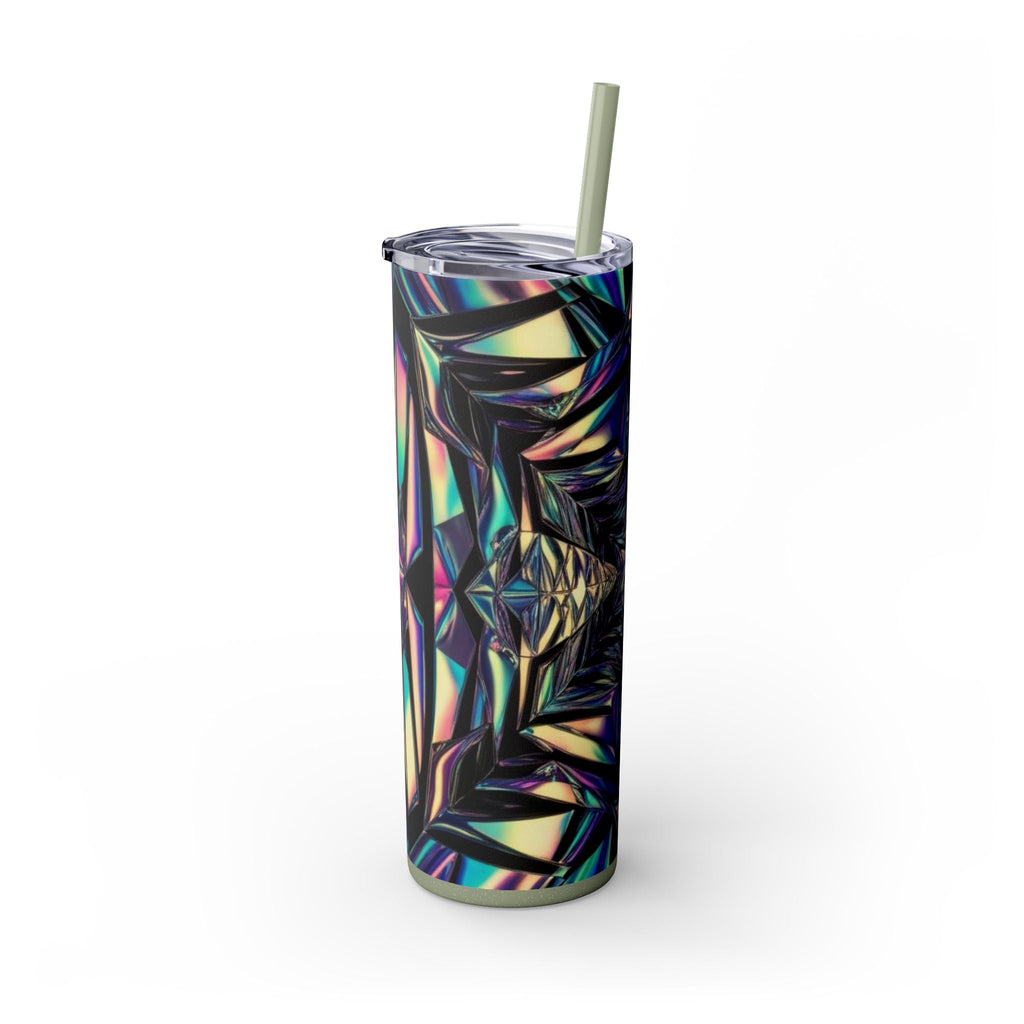Skinny Tumbler with Straw – 20 oz Stainless Steel Cup