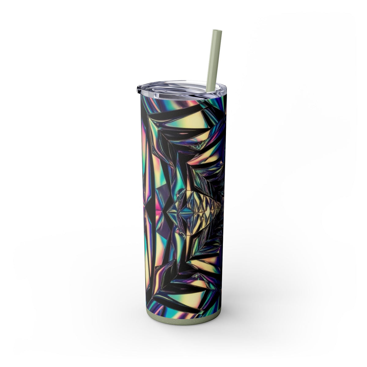 Skinny Tumbler with Straw – 20 oz Stainless Steel Cup