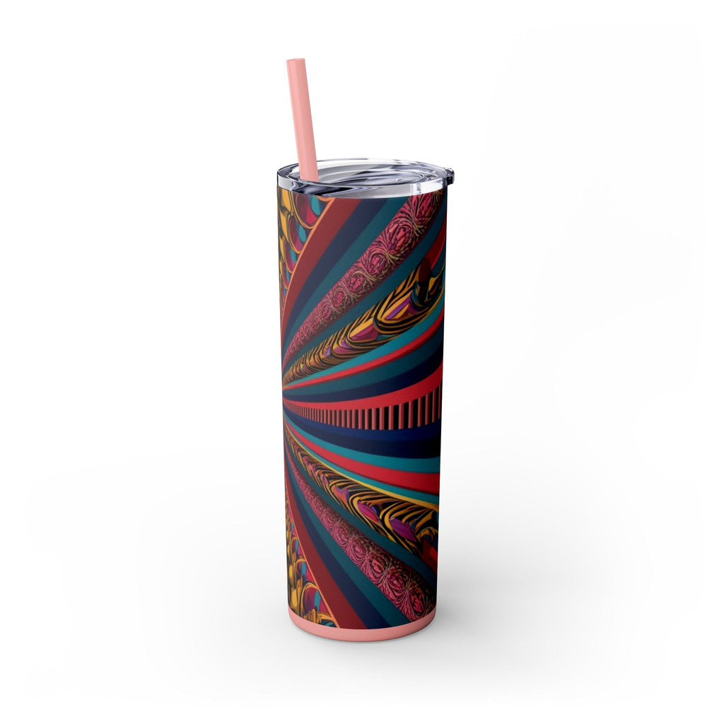 Skinny Tumbler with Straw – 20 oz Stainless Steel Cup