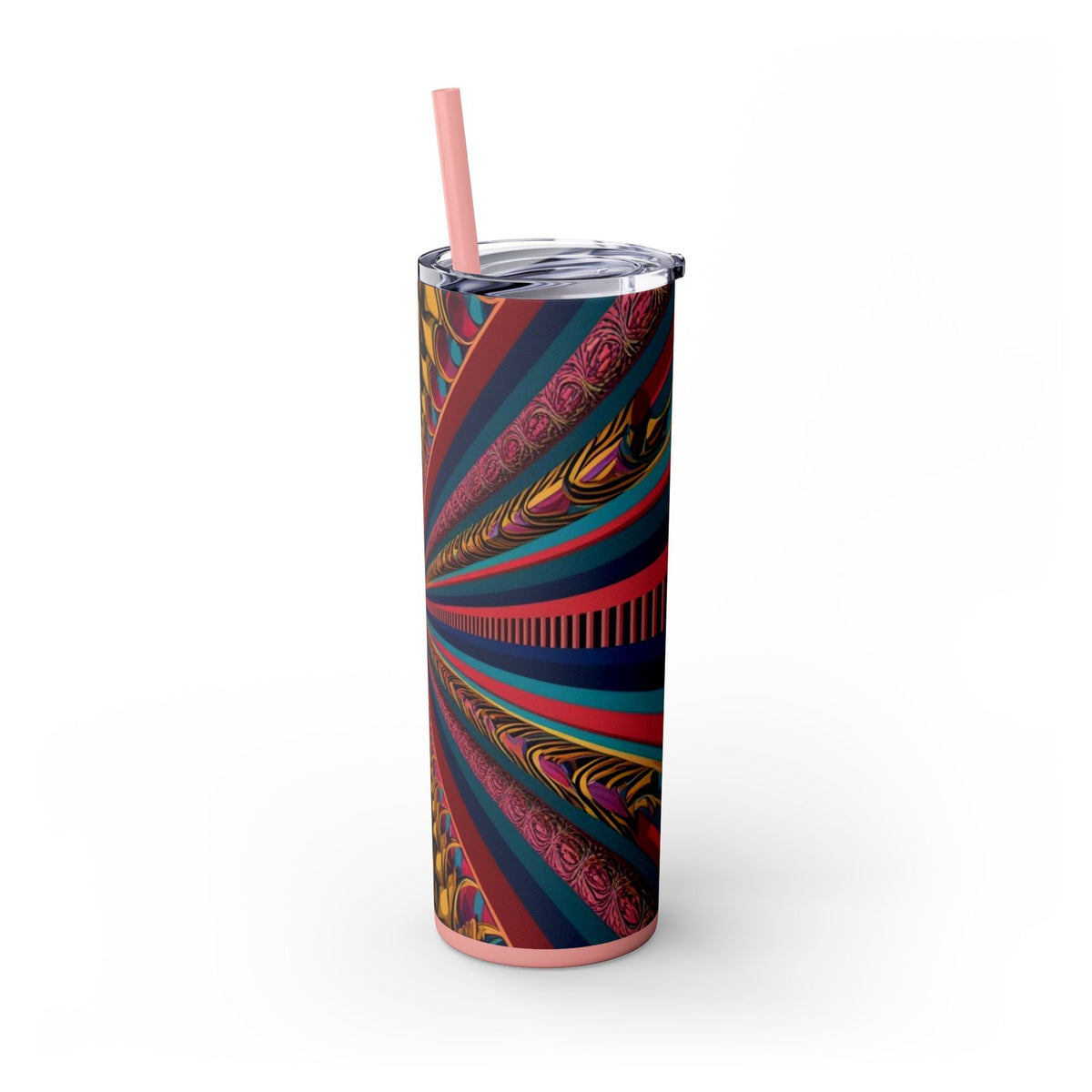 Skinny Tumbler with Straw – 20 oz Stainless Steel Cup