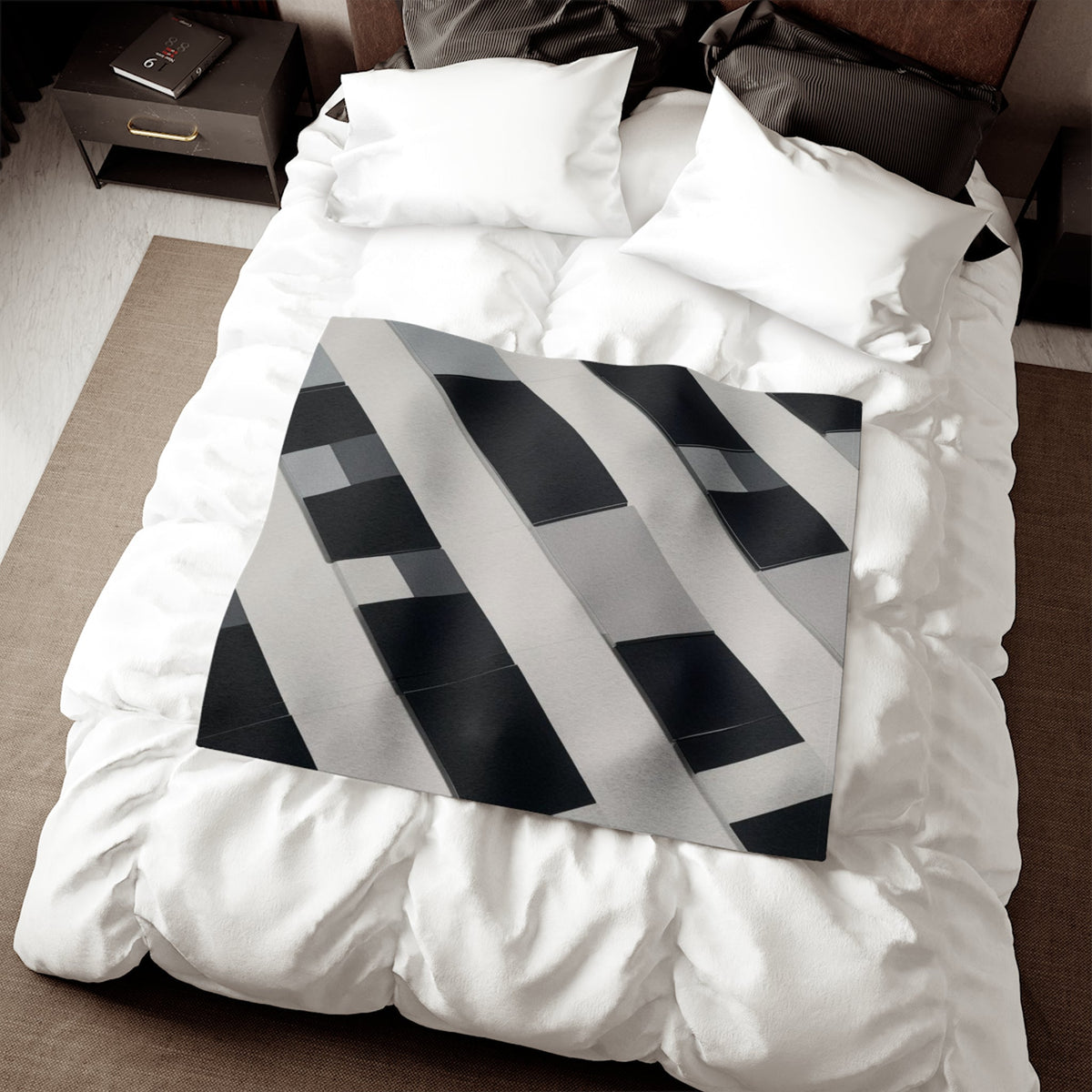 Sweatshirt Blanket – Plush Fleece Throw, 2 Size Options