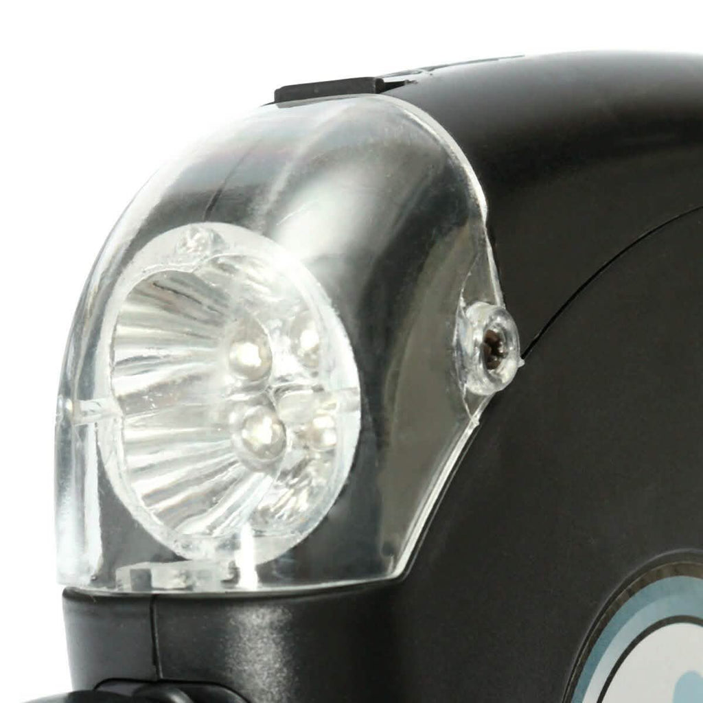 4.5M LED Flashlight Extendable Retractable Pet Dog Leash Lead with Garbage Bag