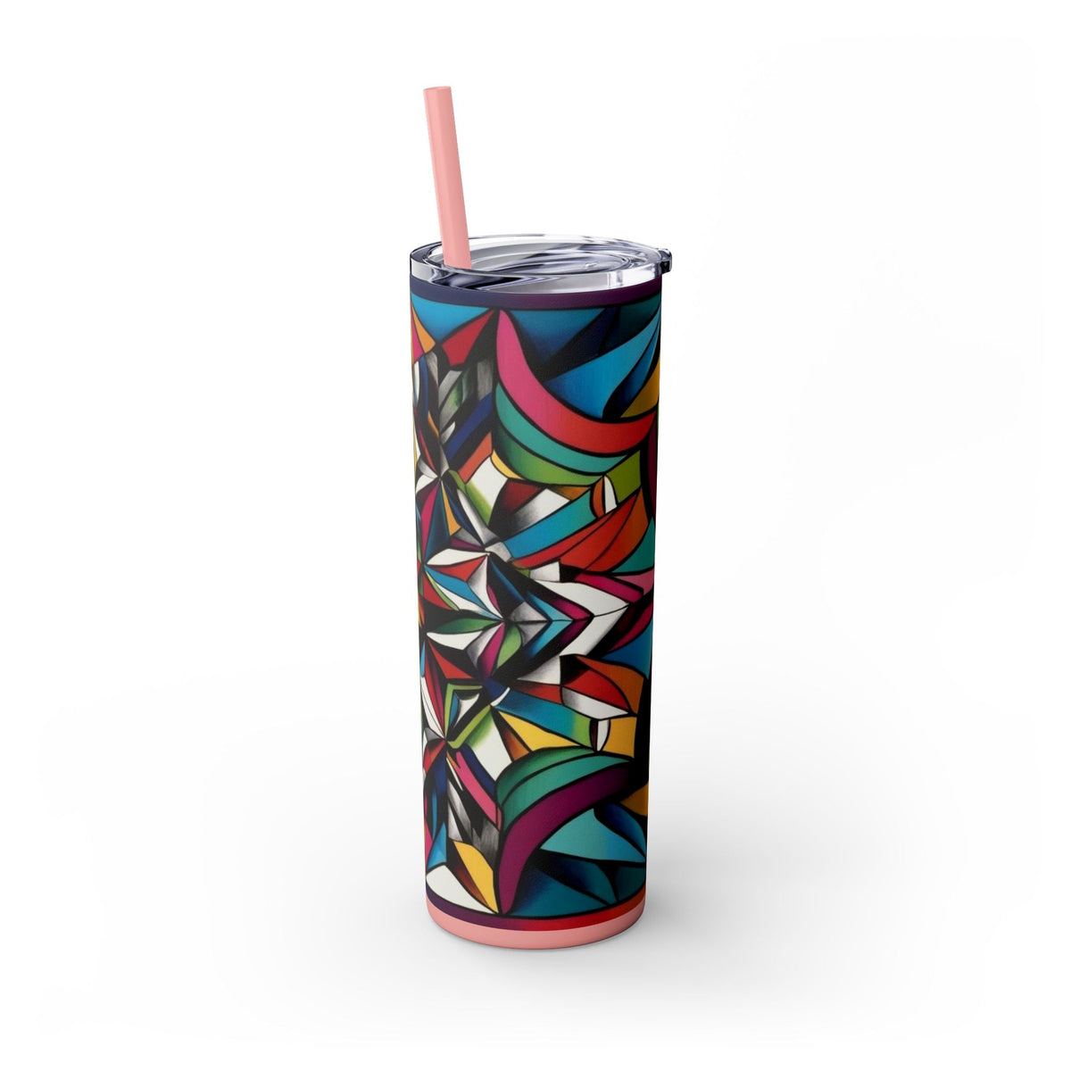 Skinny Tumbler with Straw – 20 oz Stainless Steel Cup