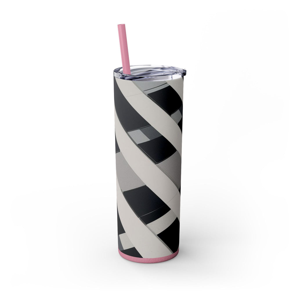 Skinny Tumbler with Straw – 20 oz Stainless Steel Cup