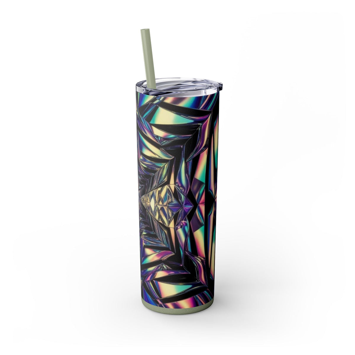Skinny Tumbler with Straw – 20 oz Stainless Steel Cup