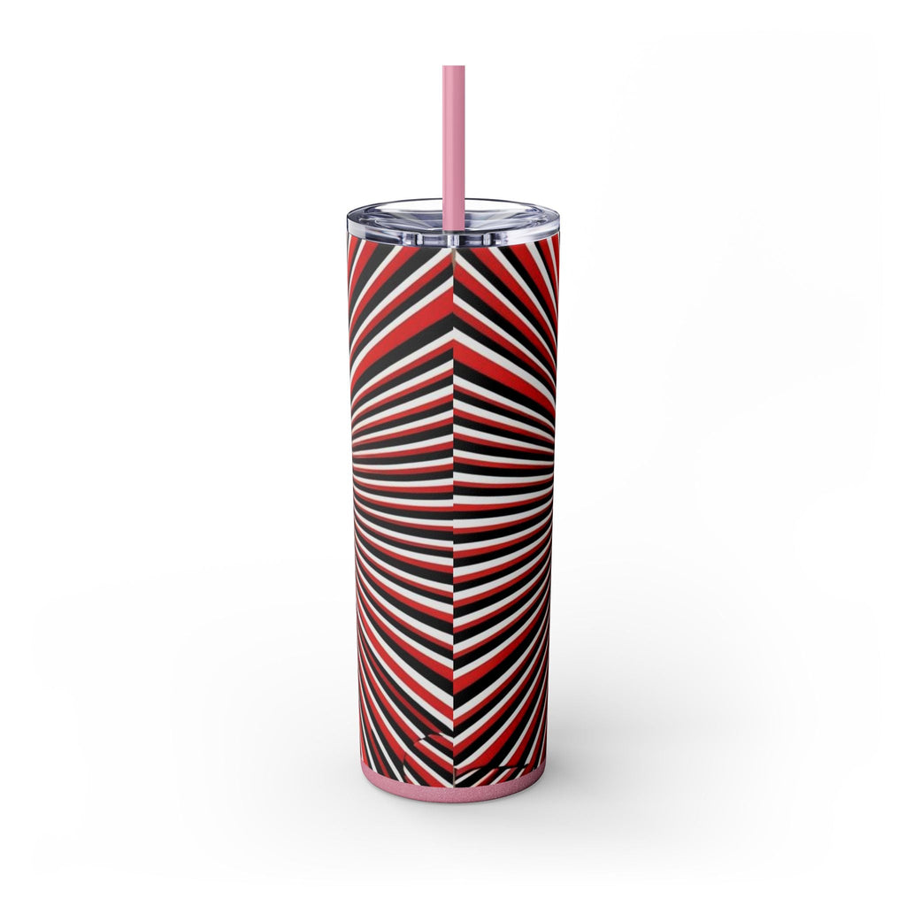 Skinny Tumbler with Straw – 20 oz Stainless Steel Cup