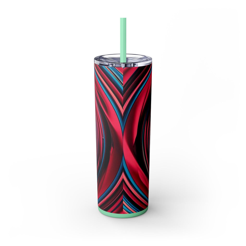 Skinny Tumbler with Straw – 20 oz Stainless Steel Cup