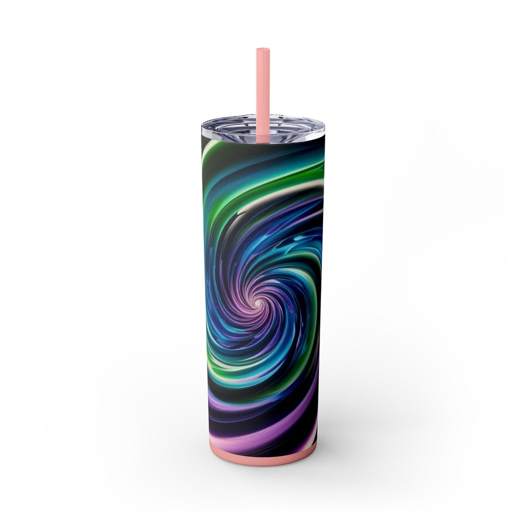 Skinny Tumbler with Straw – 20 oz Stainless Steel Cup