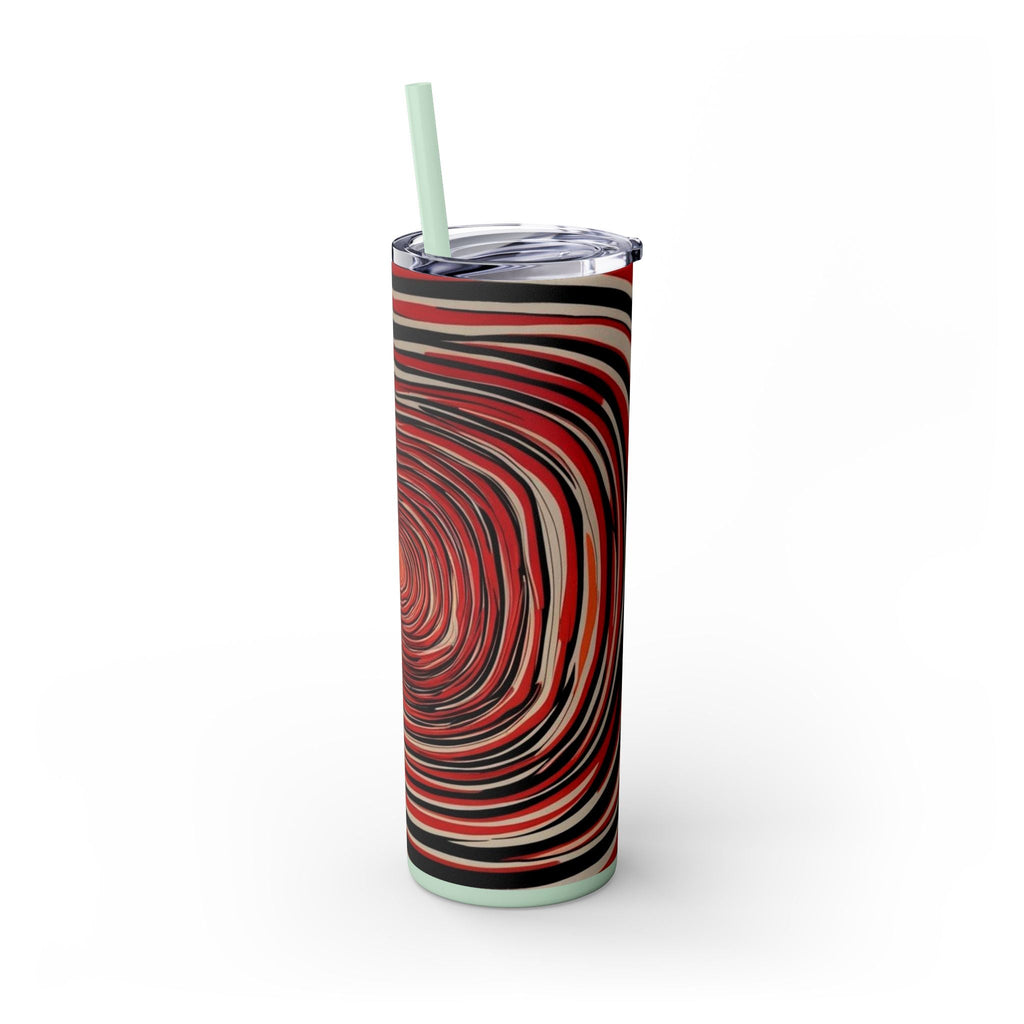 Skinny Tumbler with Straw – 20 oz Stainless Steel Cup