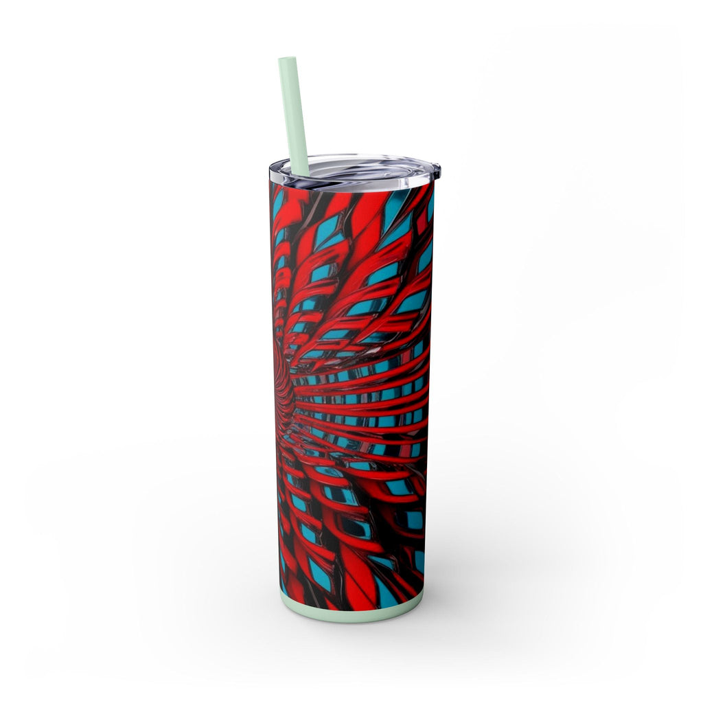 Skinny Tumbler with Straw – 20 oz Stainless Steel Cup