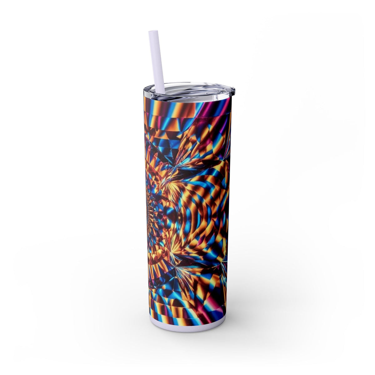 Skinny Tumbler with Straw – 20 oz Stainless Steel Cup