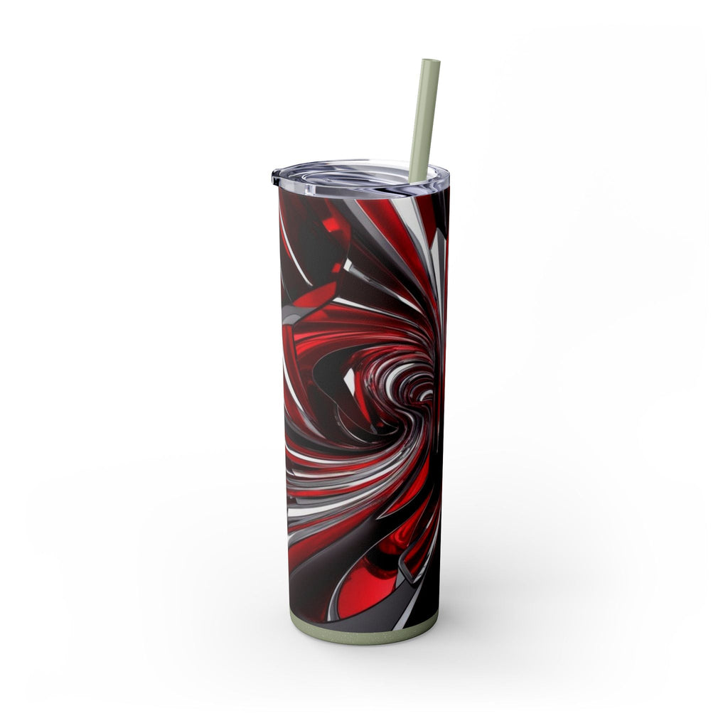 Skinny Tumbler with Straw – 20 oz Stainless Steel Cup