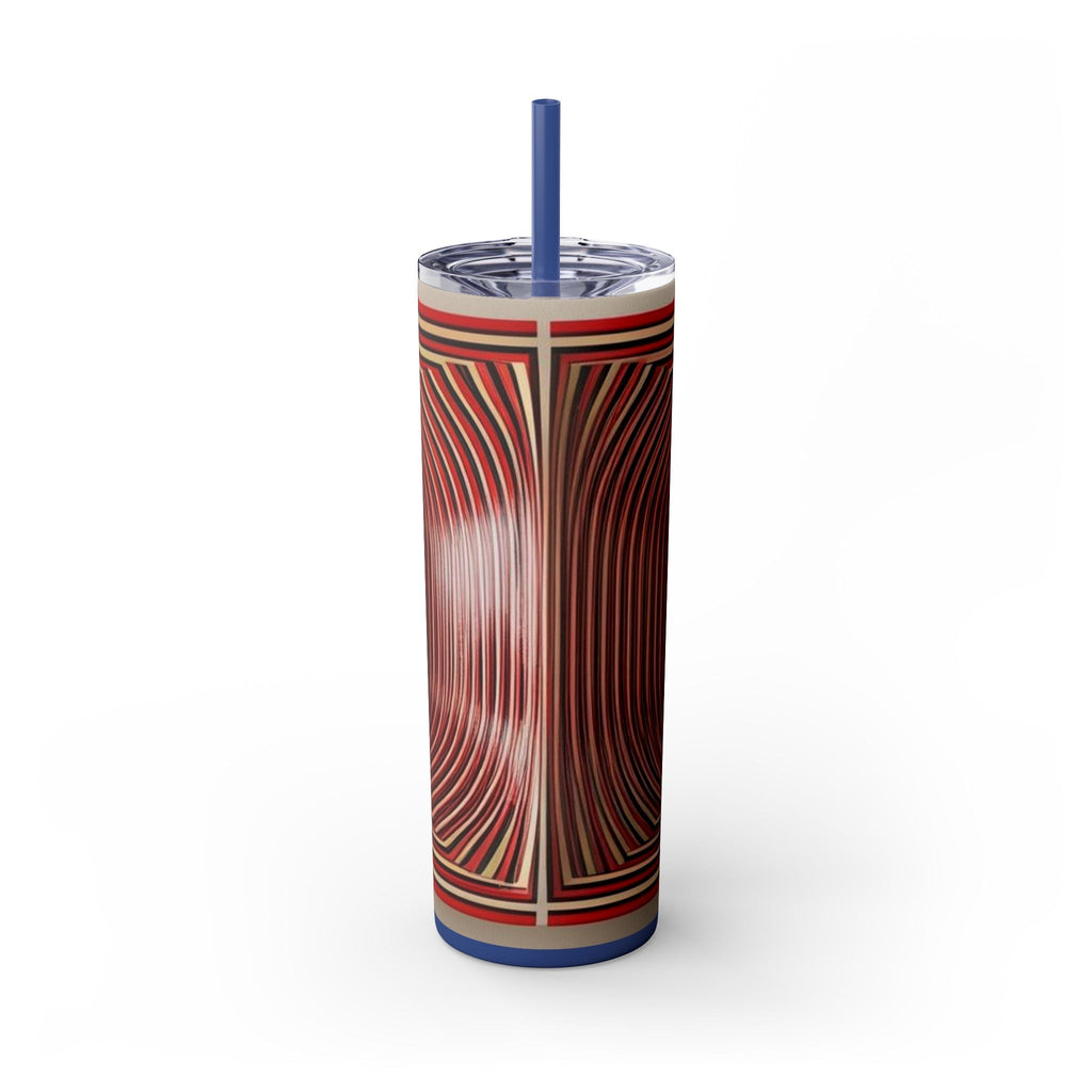 Skinny Tumbler with Straw – 20 oz Stainless Steel Cup