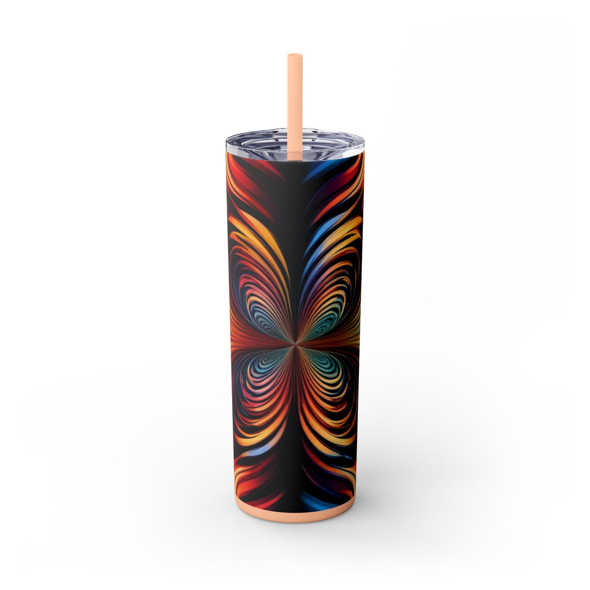 Skinny Tumbler with Straw – 20 oz Stainless Steel Cup