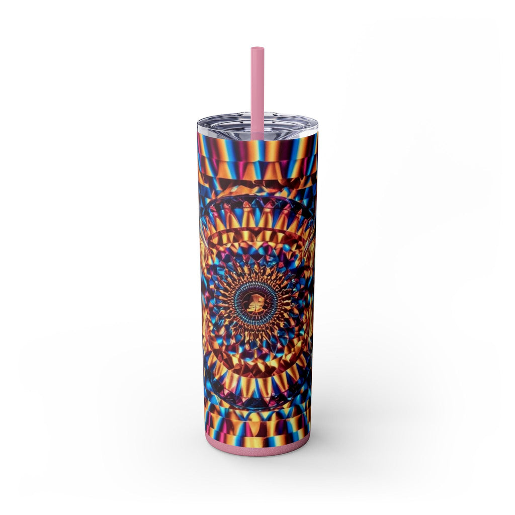 Skinny Tumbler with Straw – 20 oz Stainless Steel Cup