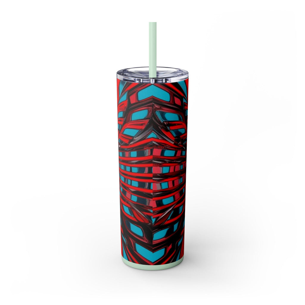 Skinny Tumbler with Straw – 20 oz Stainless Steel Cup