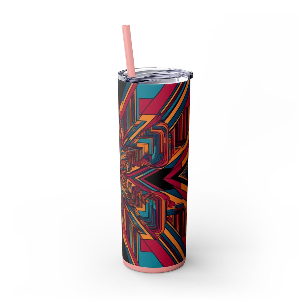 Skinny Tumbler with Straw – 20 oz Stainless Steel Cup