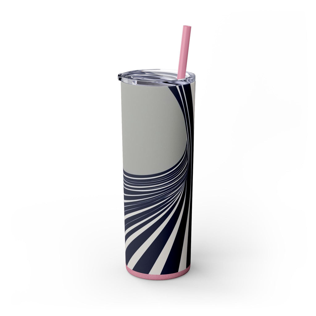 Skinny Tumbler with Straw – 20 oz Stainless Steel Cup