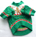Gingerbread Christmas Knit Dog Sweater