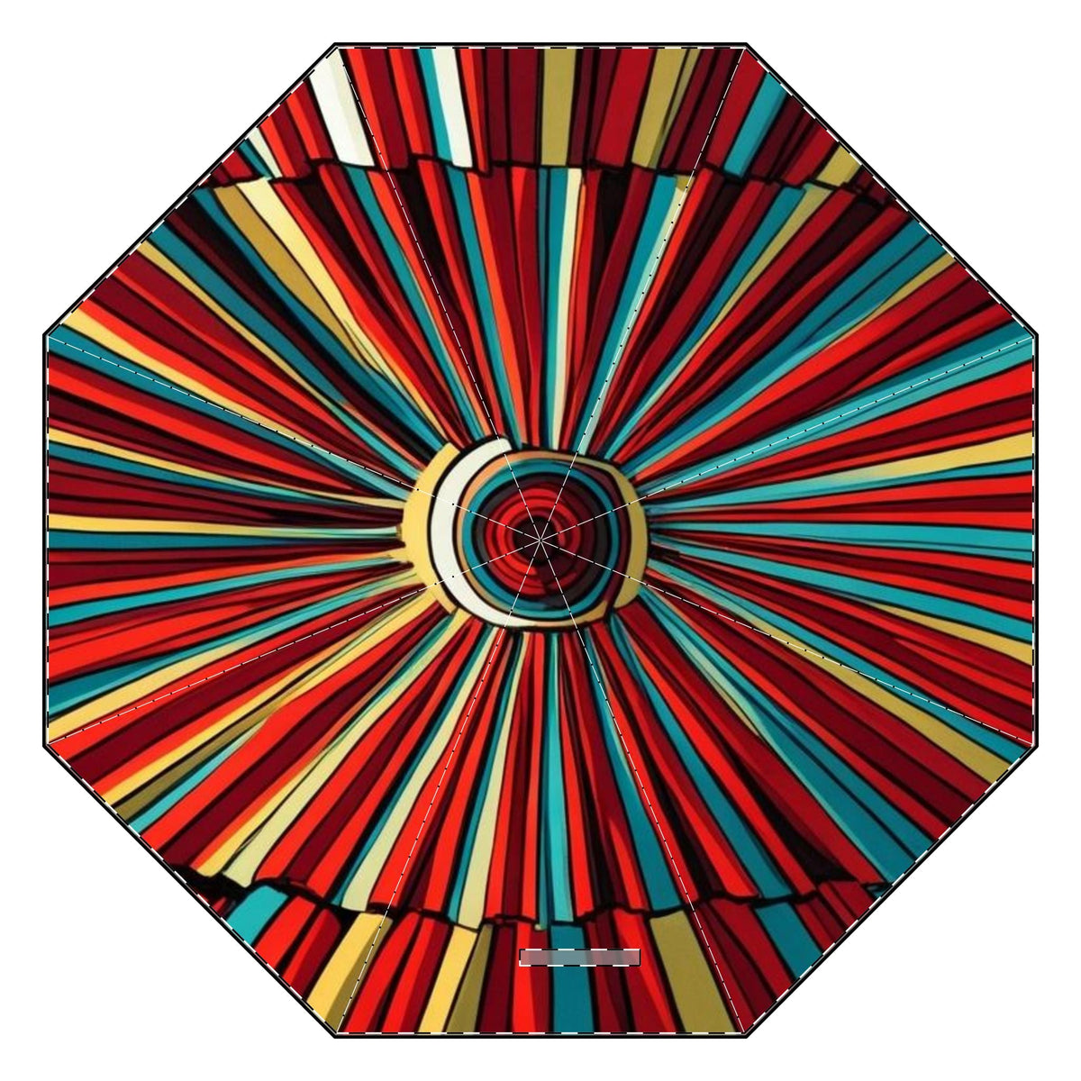 48" Semi-Automatic Umbrella – Windproof Large Travel Rain Umbrella